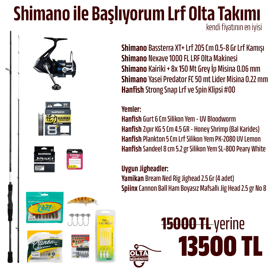 Shimano ile Başlıyorum Lrf Olta Takımı