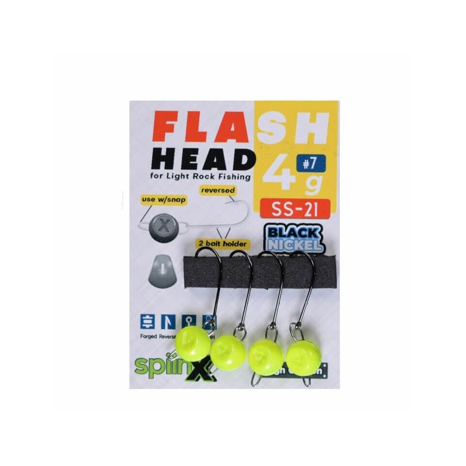 Spiinx Flash Head UV Sarı Jig Head