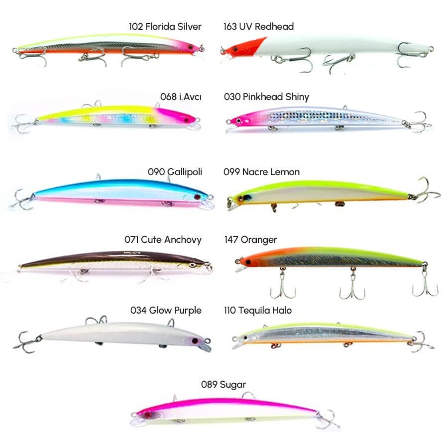 Fujin Volt 12.5 cm 14 gr Slow Sinking Maket Balık 102 Florida Silver