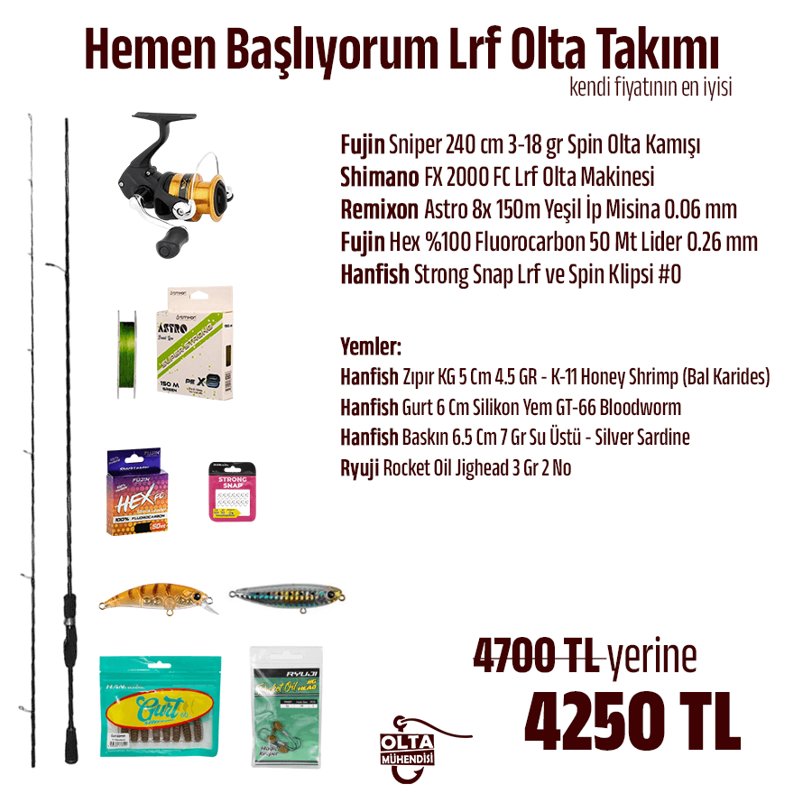 Hemen Başlıyorum Lrf Olta Takımı