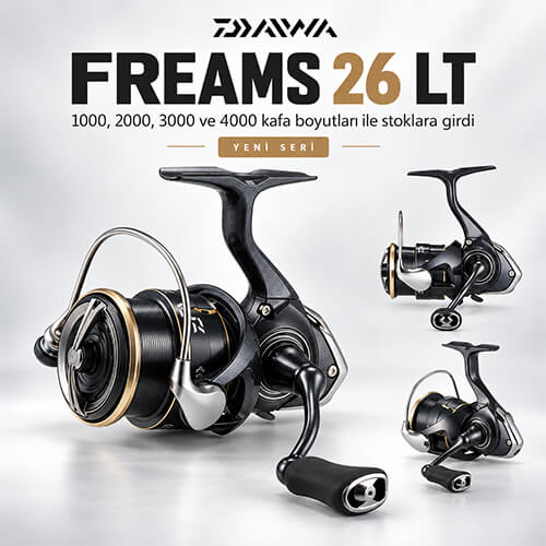 Daiwa Freams 26 LT Stokta!