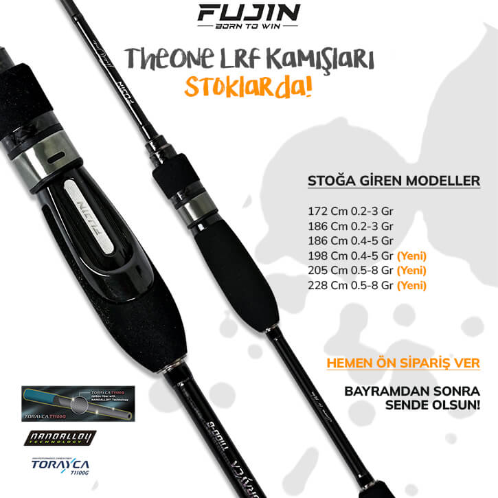 Fujin TheOne Kamışlar Stoklarda!
