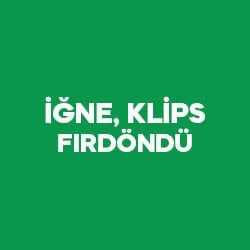 İğne, Klips, Fırdöndü