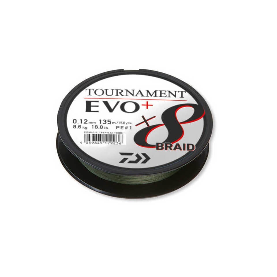 Daiwa Tournament EVO+ 8B 135 Mt. Dark Green İp Misina
