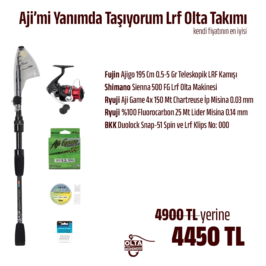 Aji’mi Yanımda Taşıyorum Lrf Olta Takımı