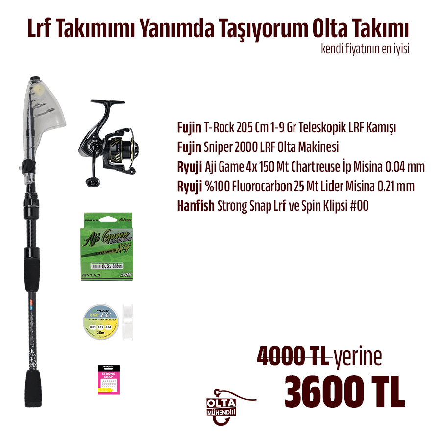 Lrf Takımımı Yanımda Taşıyorum Olta Takımı