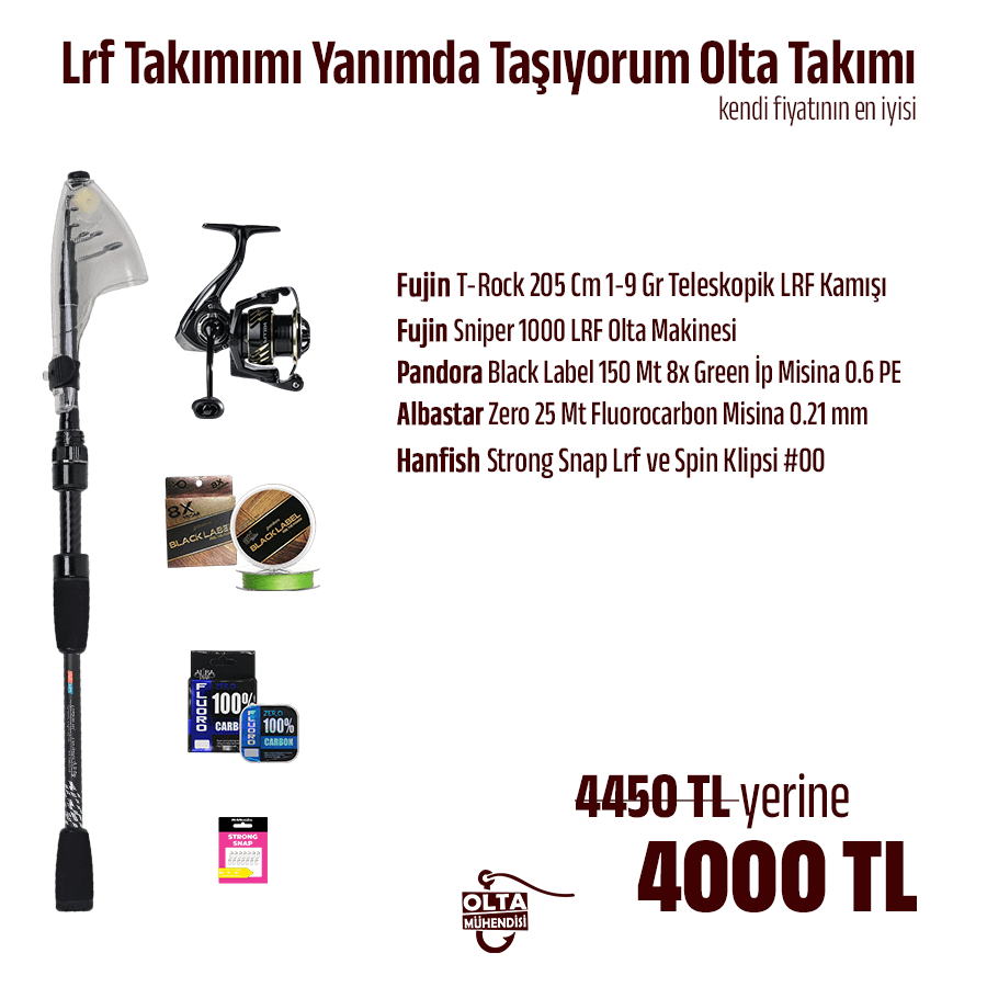 Lrf Takımımı Yanımda Taşıyorum Olta Takımı