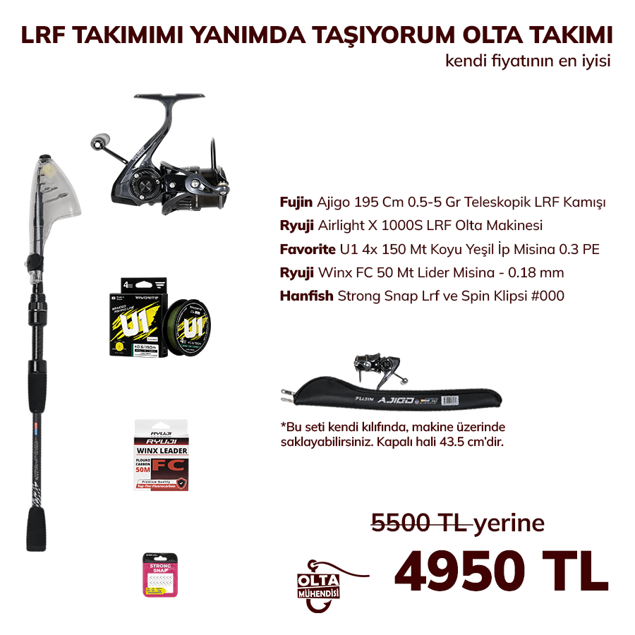 Lrf Takımımı Yanımda Taşıyorum Olta Takımı