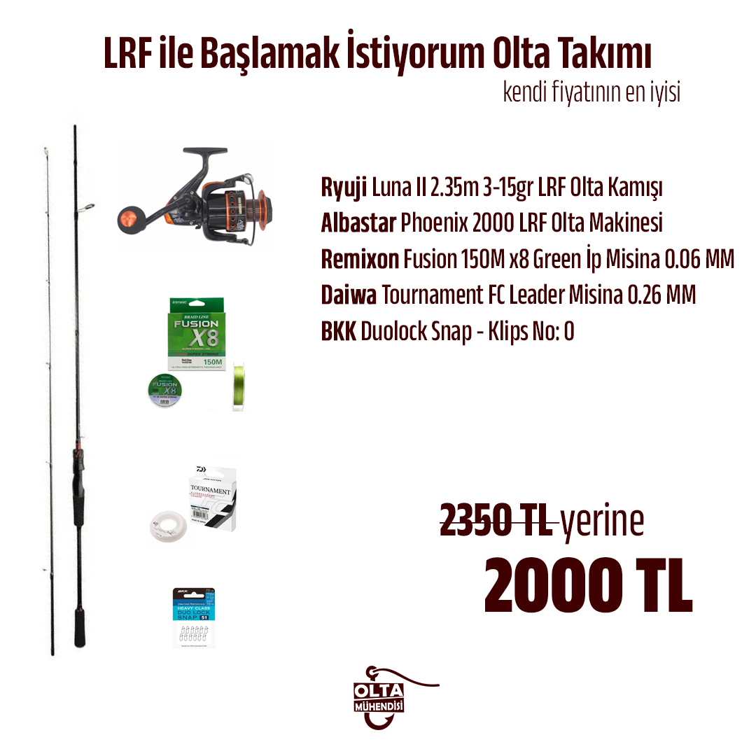 LRF ile Başlamak İstiyorum Olta Takımı