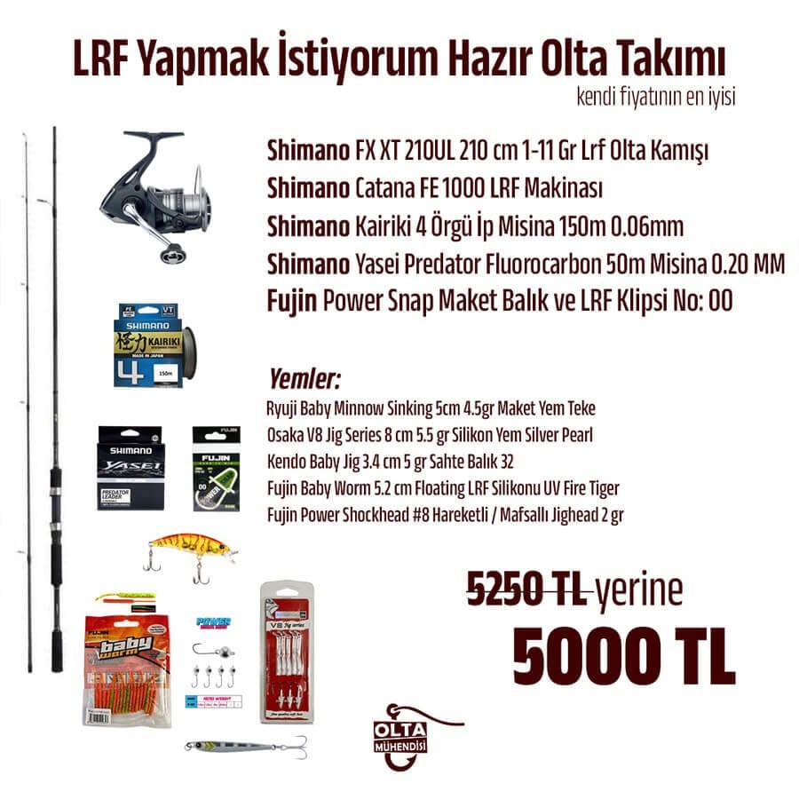 LRF Yapmak İstiyorum Hazır Olta Takımı