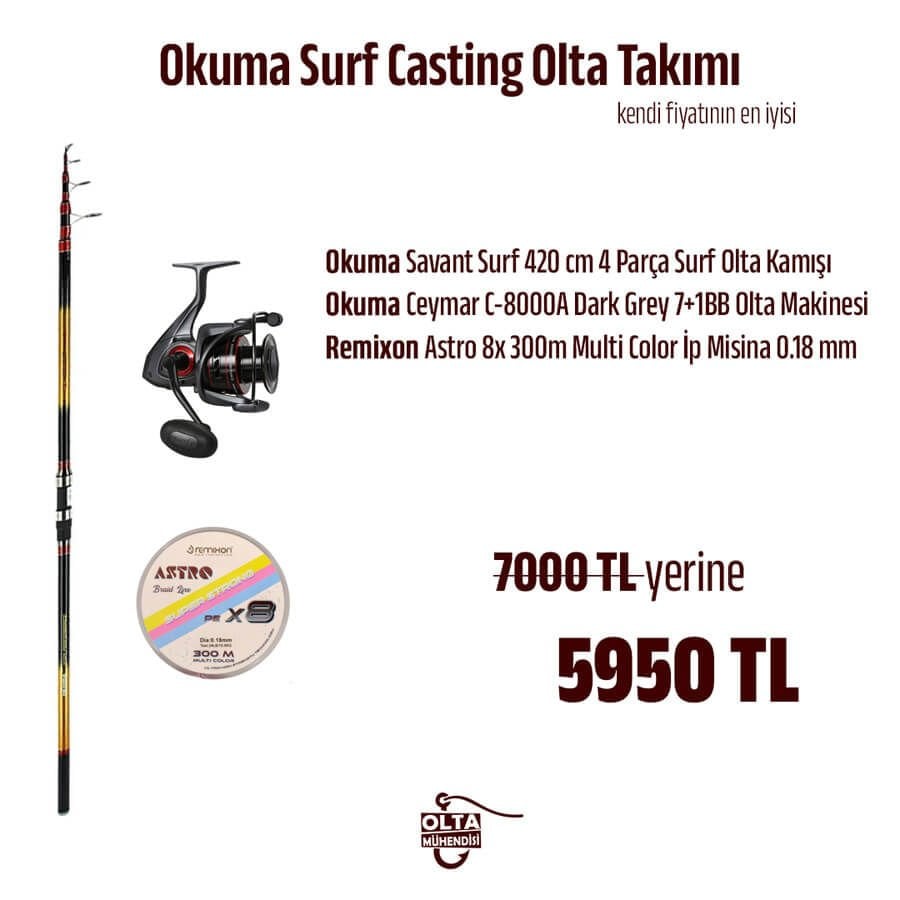 Okuma Surf Casting Olta Takımı