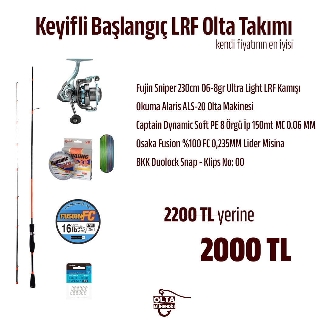 Keyifli Başlangıç LRF Olta Takımı