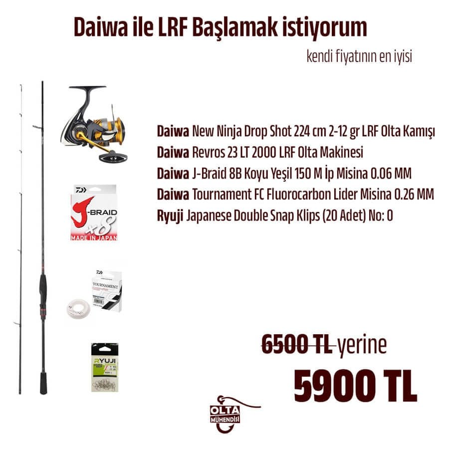 Daiwa ile LRF Başlamak istiyorum