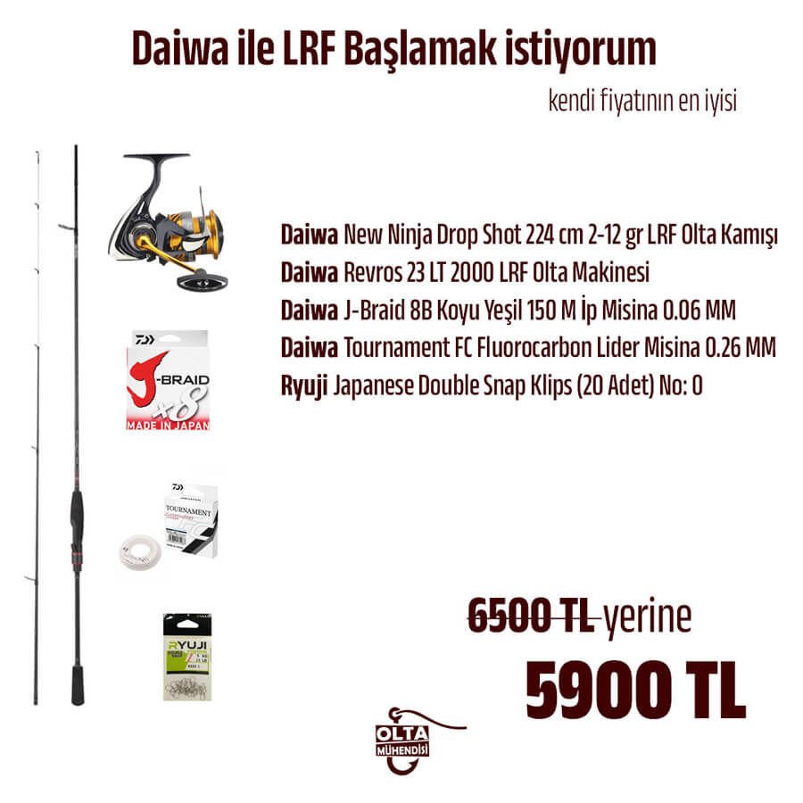 Daiwa ile LRF Başlamak istiyorum