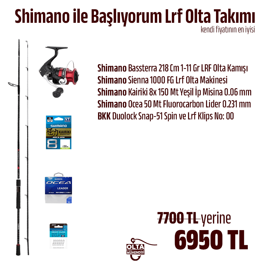 Shimano ile Başlıyorum Lrf Olta Takımı