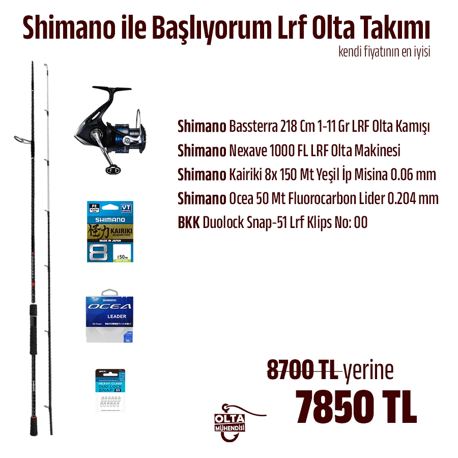 Shimano ile Başlıyorum Lrf Olta Takımı