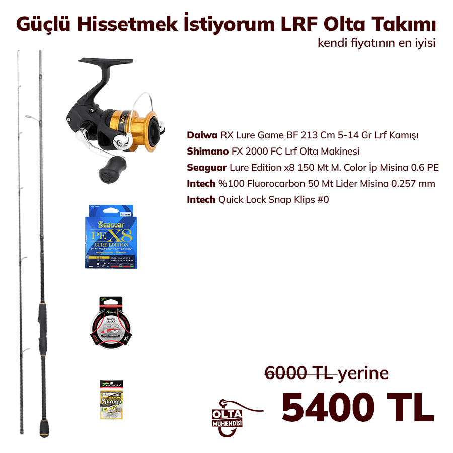 Güçlü Hissetmek İstiyorum LRF Olta Takımı