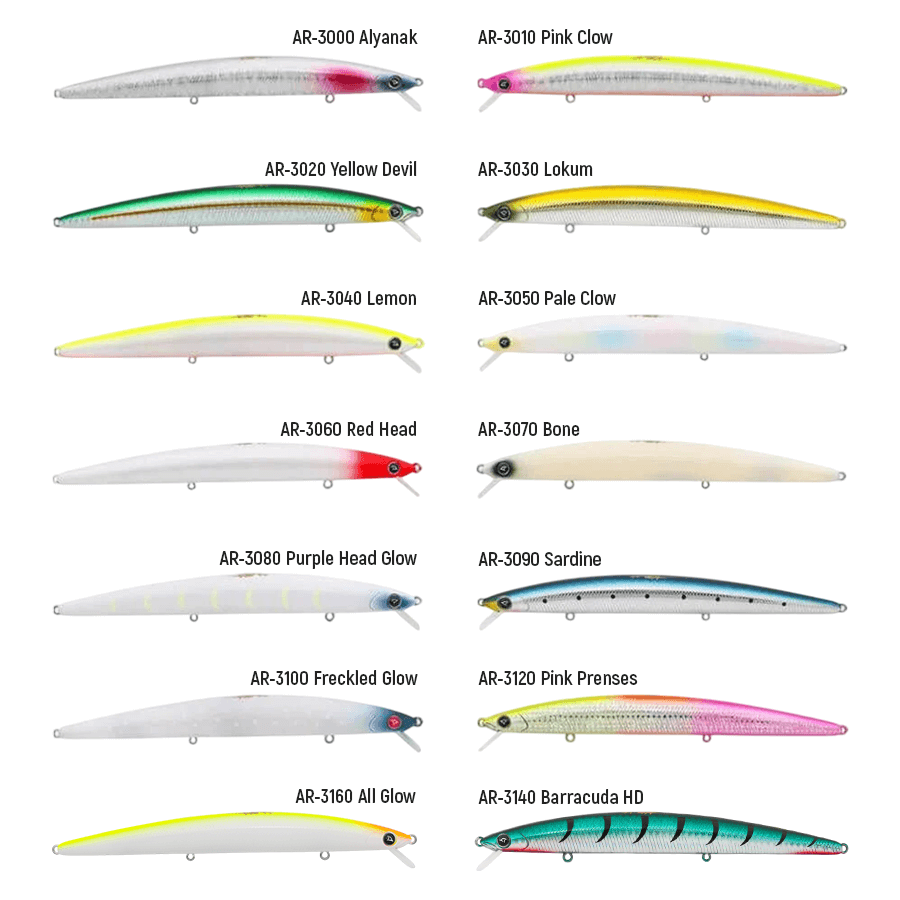 Hanfish Arıza 17 cm 30 gr Sinking Maket Yem AR-3070 Bone