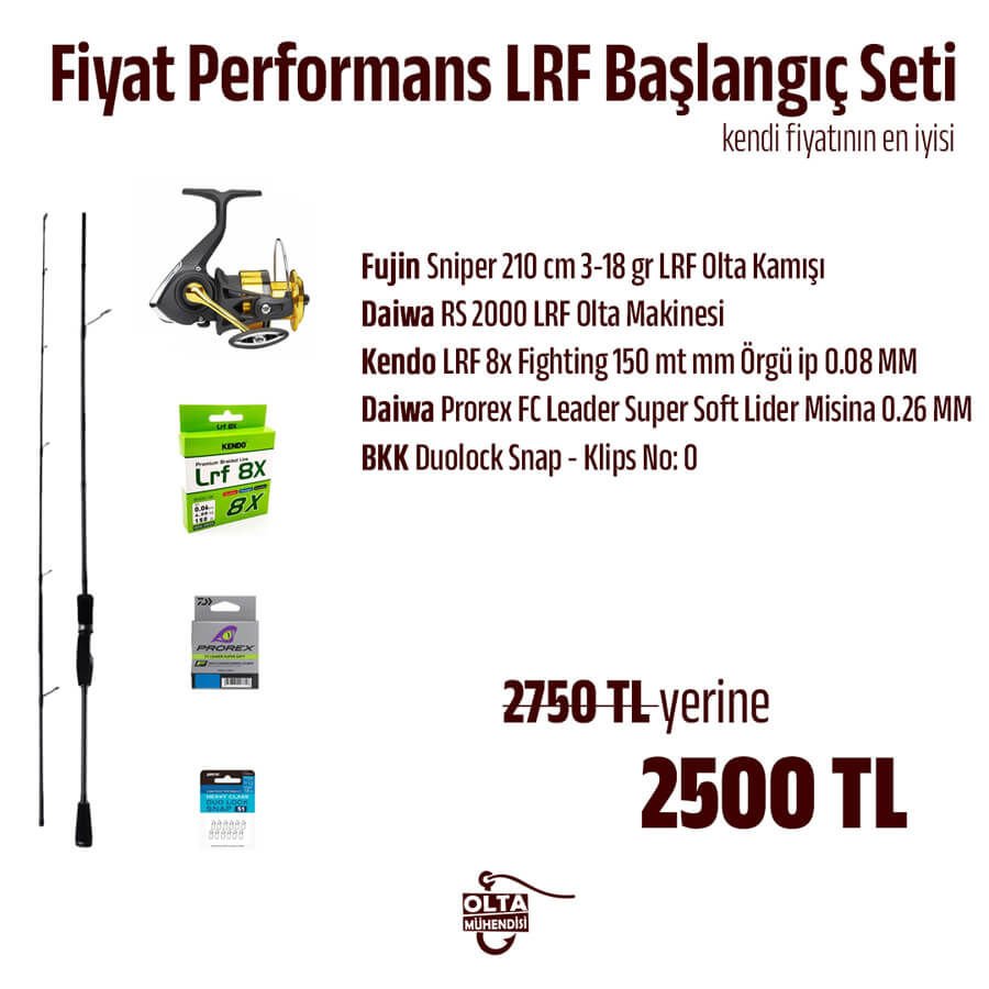 Fiyat Performans Başlangıç Seti LRF Olta Takımı