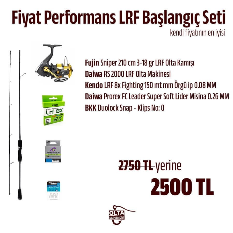 Fiyat Performans Başlangıç Seti LRF Olta Takımı