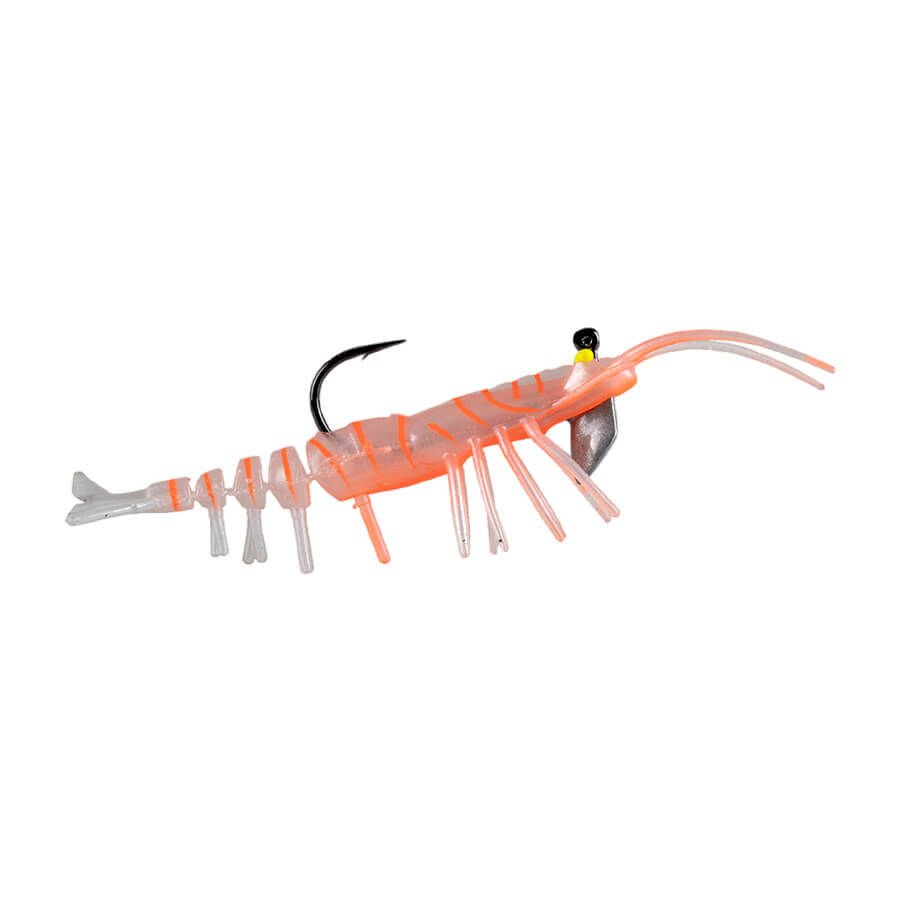 Hanfish Teke Shrimp 7.5 Cm 7 Gr Silikon Karides Teke TK-514 White Magic