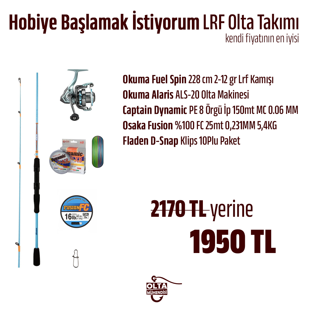 Hobiye Başlamak İstiyorum LRF Olta Takımı