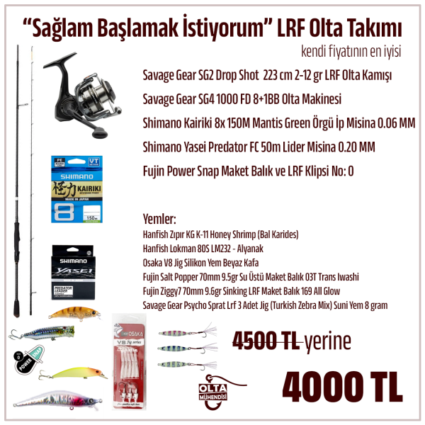 LRF'ye Sağlam Başlamak İstiyorum LRF Olta Takımı