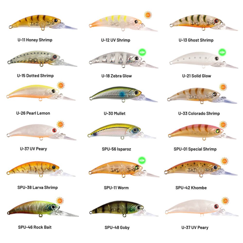 FRUITS　No.12 Hanfish Zıpır UG 5 Cm 5 Gr LRF Maket Yem Zıpır U-12 Uv Shrimp