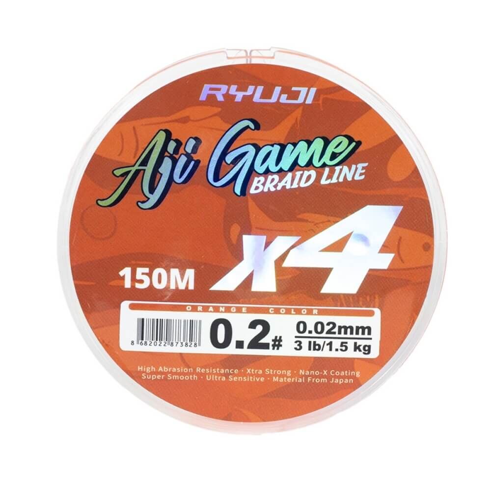 Ryuji Aji Game 4x 150 Mt Orange İp Misina - Hızlı Kargo