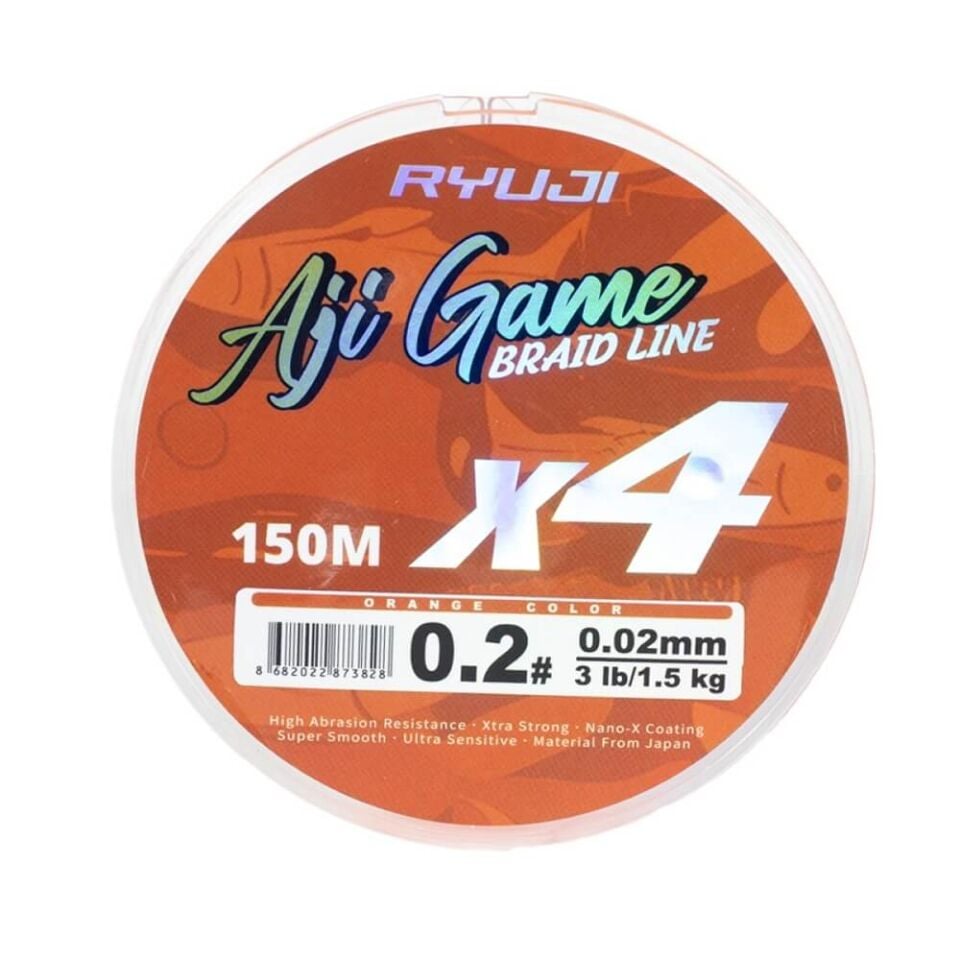 Ryuji Aji Game 4x 150 Mt Orange İp Misina