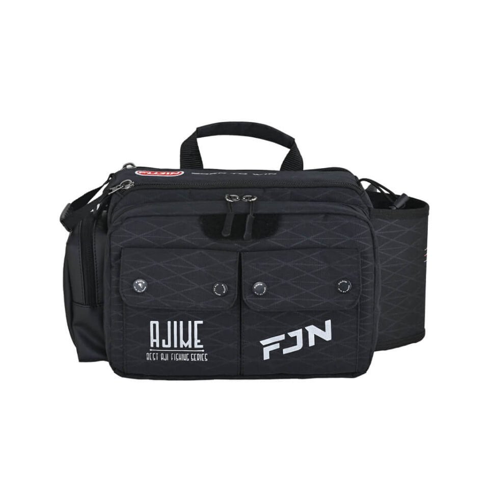 Fujin Ajime Bel Çantası Black Balıkçı Çantası
