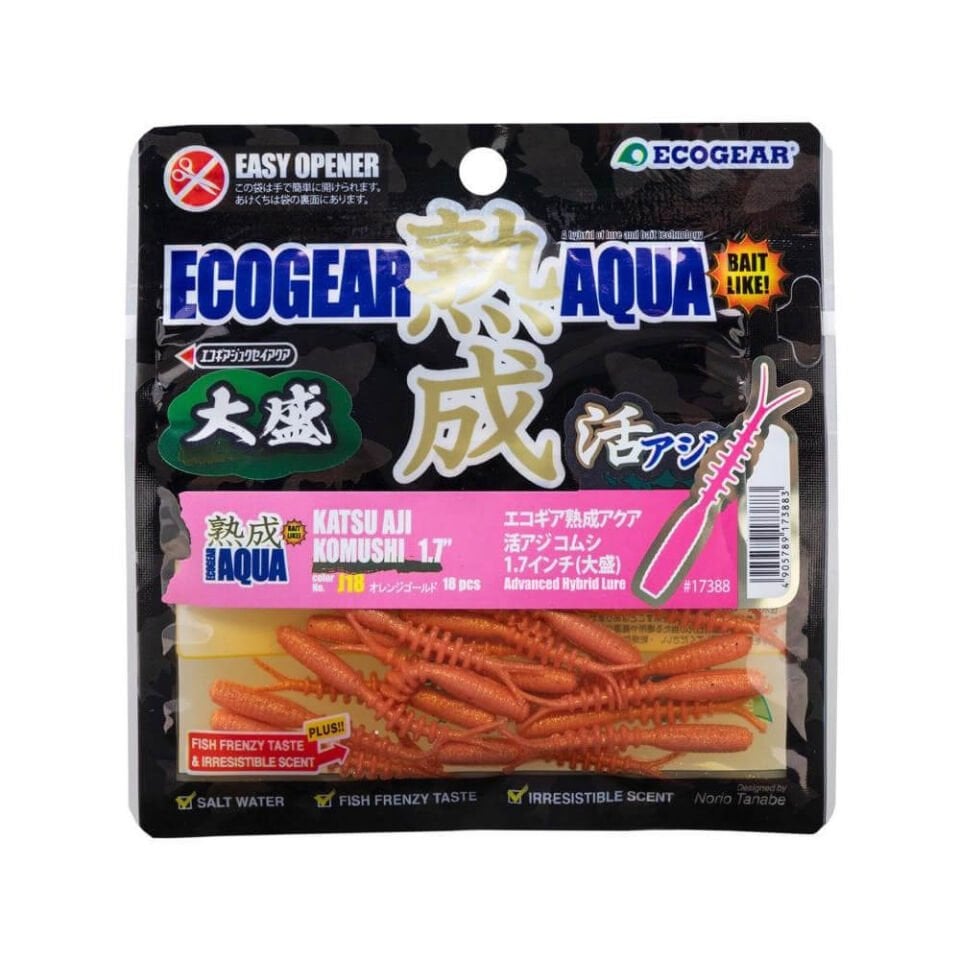 Ecogear Aqua Katsu Aji Komushi 1.7'' 4.3 Cm Lrf Silikonu