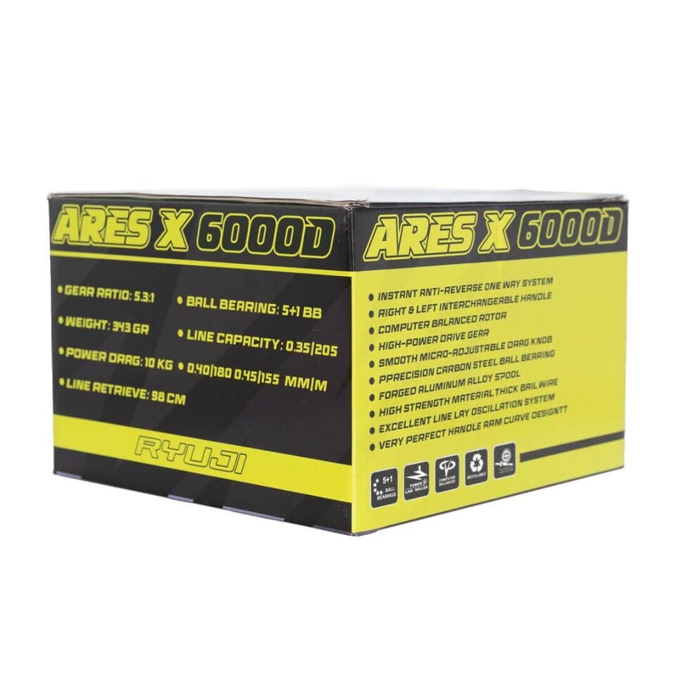 Ryuji Ares X 4000M Spin Olta Makinesi