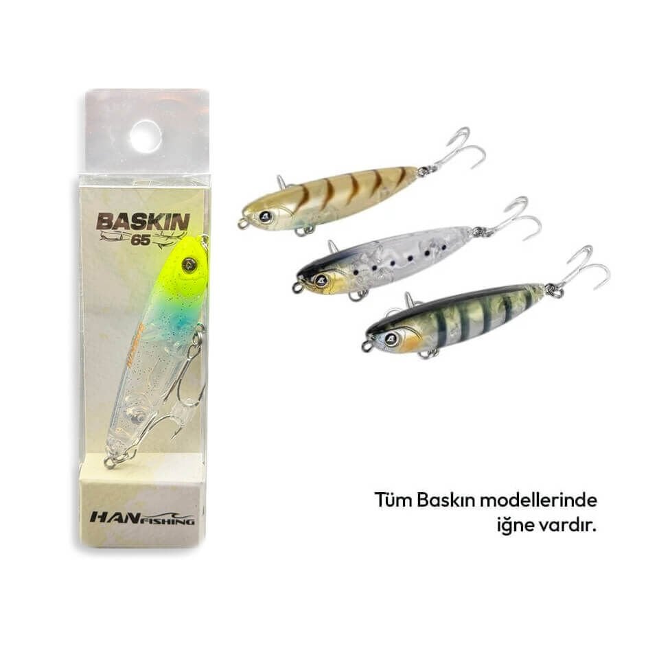 Hanfish Baskın 6.5 Cm 7 Gr Su Üstü Maket Balık Baskın 65 - BS68 Silver Sardine