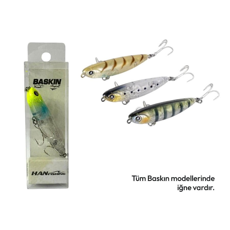 Hanfish Baskın 6.5 cm 7 gr Su Üstü Maket Balık