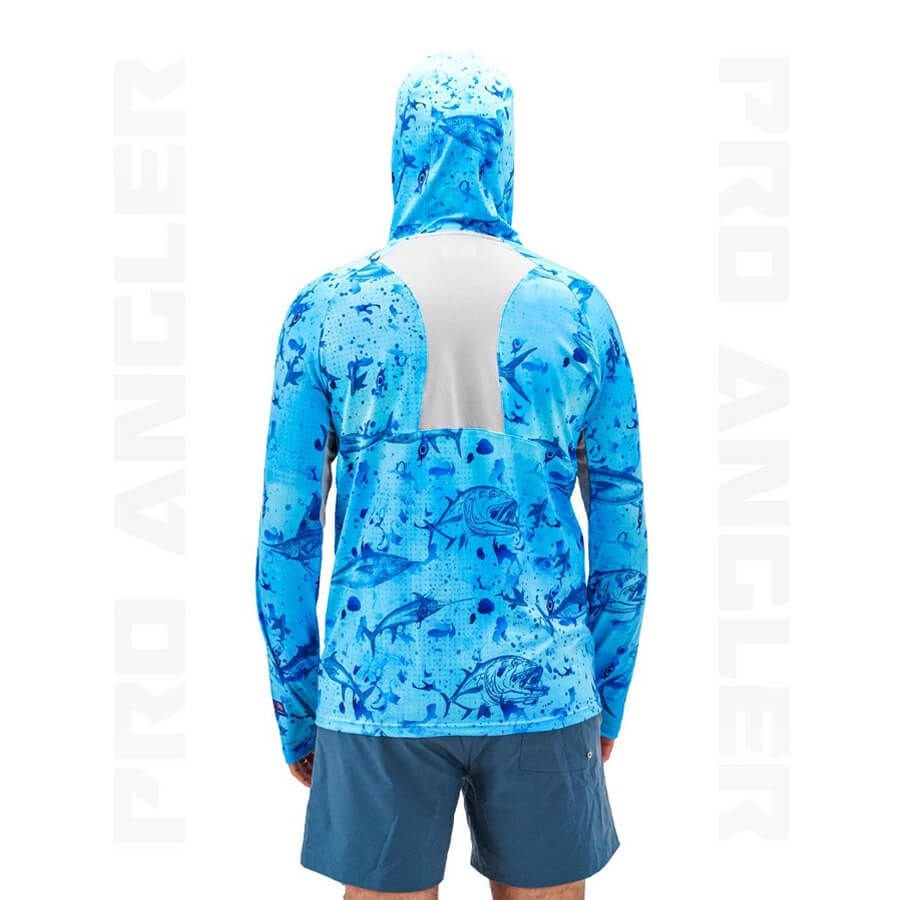 Fujin Pro Angler S24 Buff&Hoodie Blue Fish