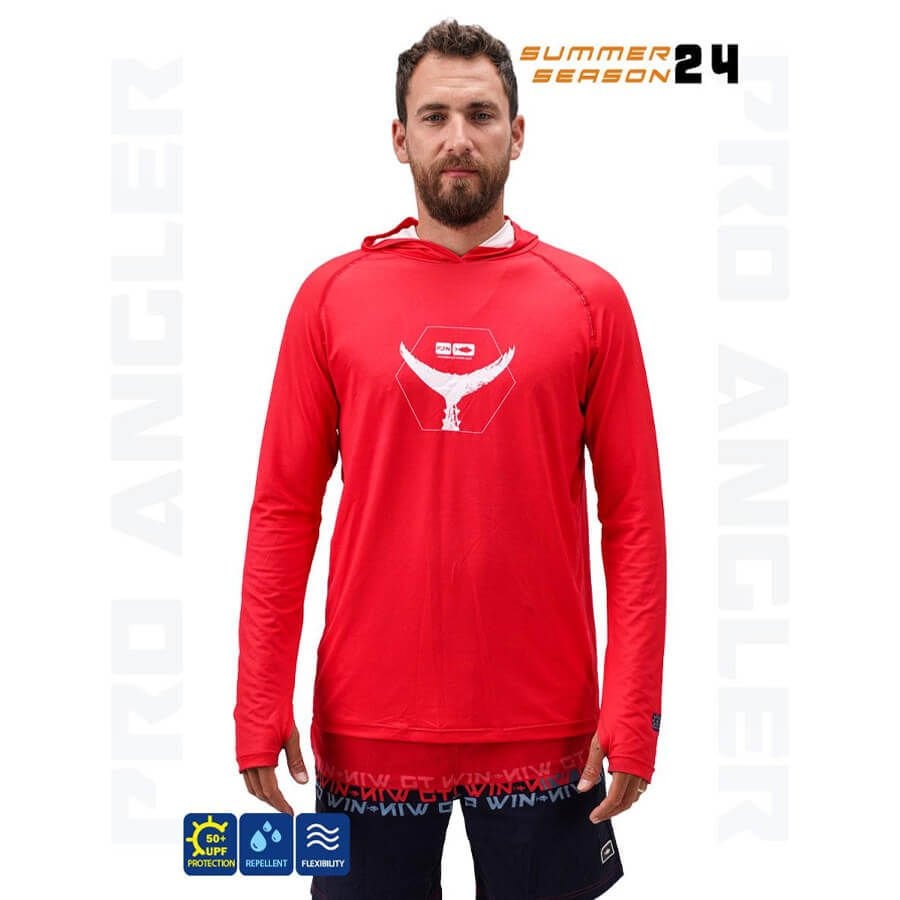 Fujin Pro Angler S24 Hooded Garnet