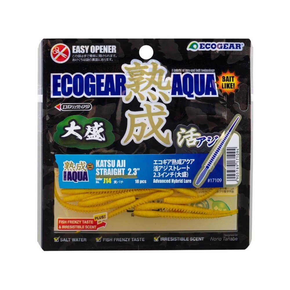 Ecogear Aqua Katsu Aji Straight 5.8 Cm Lrf Silikonu