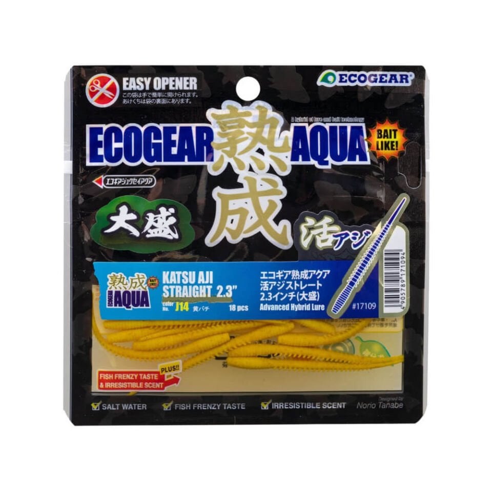 Ecogear Aqua Katsu Aji Straight 5.8 Cm Lrf Silikonu