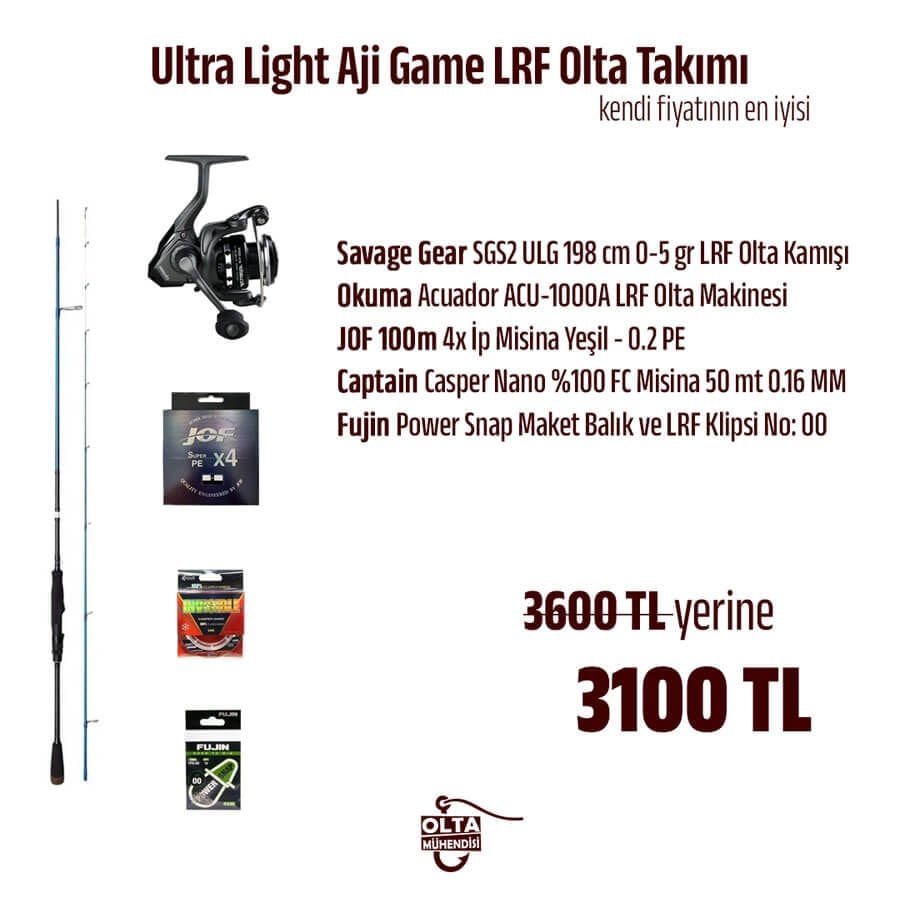 Ultra Light Aji Game LRF Olta Takımı