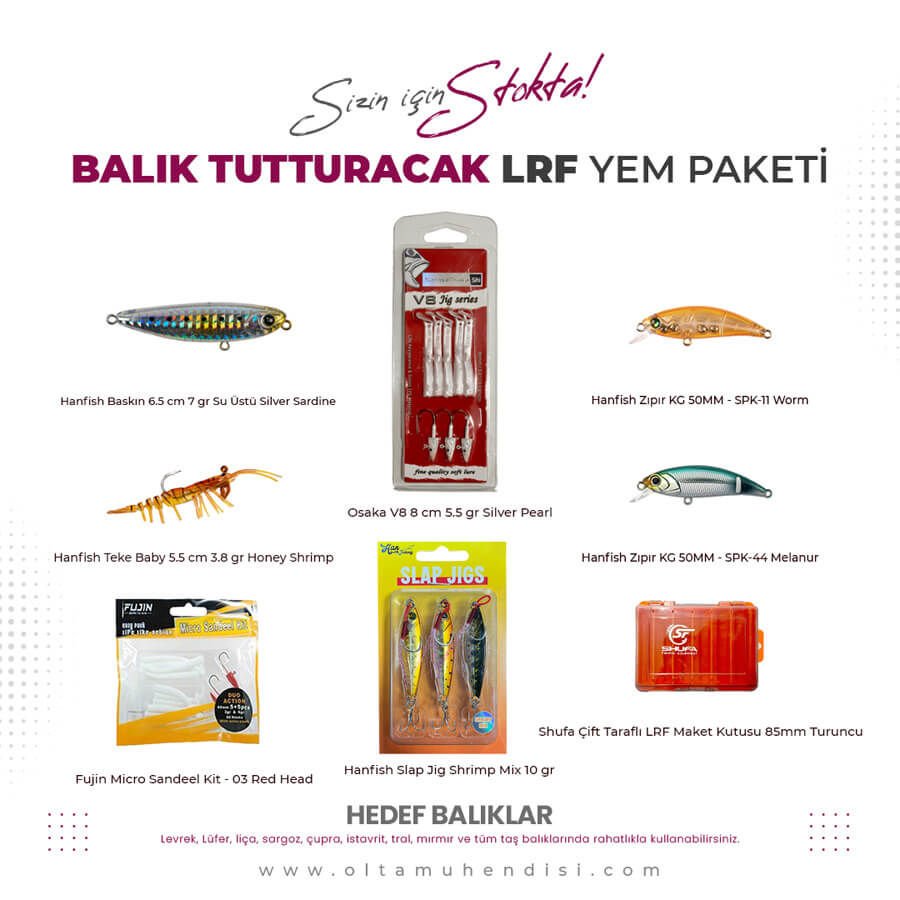 Balık Tutturacak LRF Yem Paketi