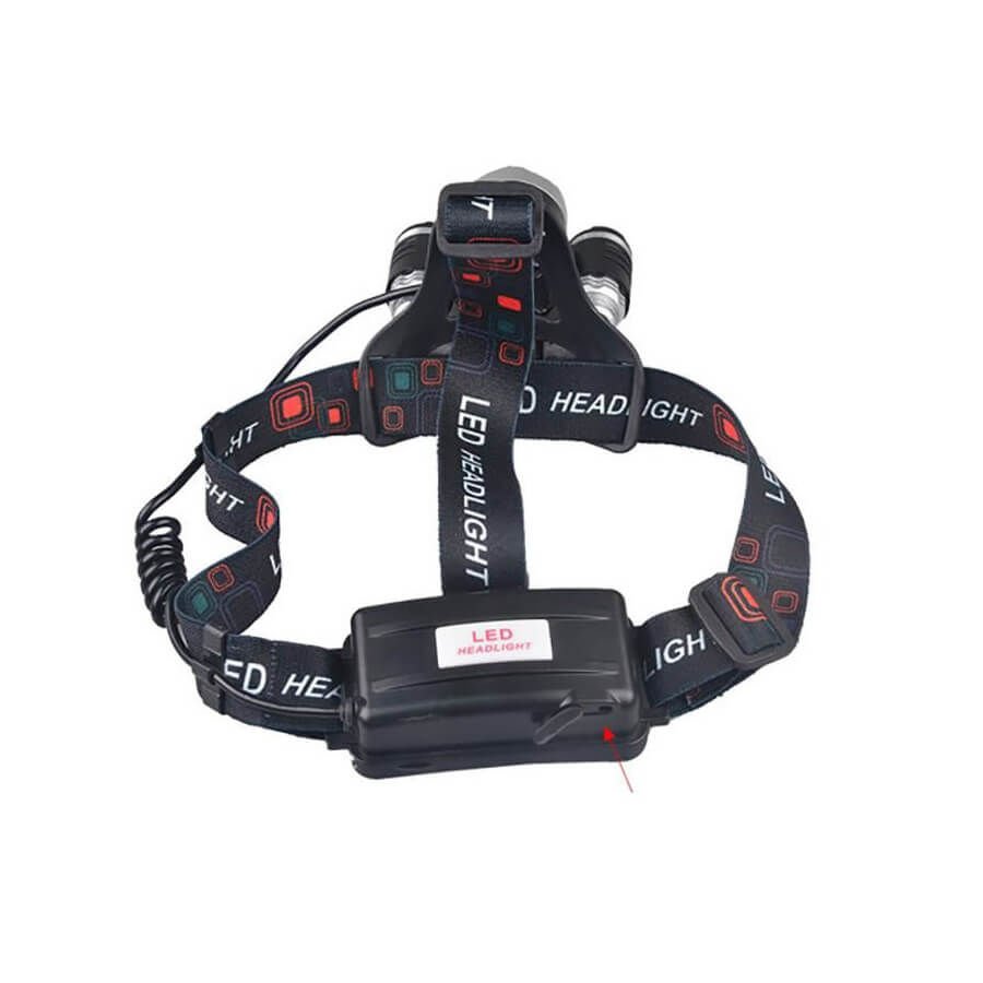 Watton WT-256 3 Başlıklı Şarjlı Kafa Lambası