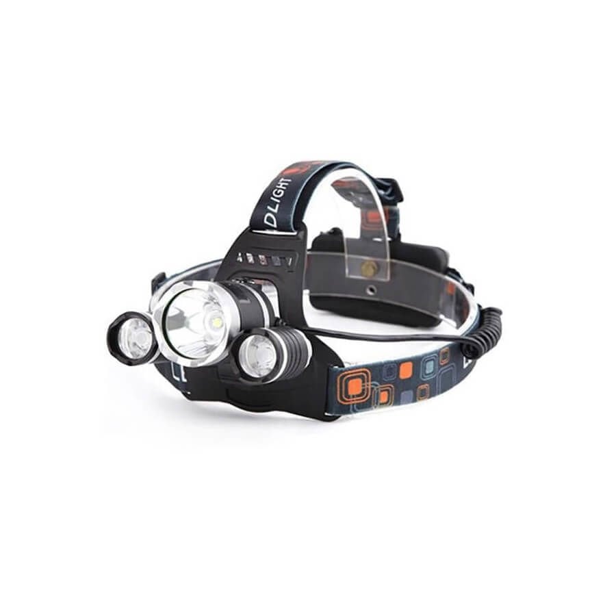 Watton WT-256 3 Başlıklı Şarjlı Kafa Lambası