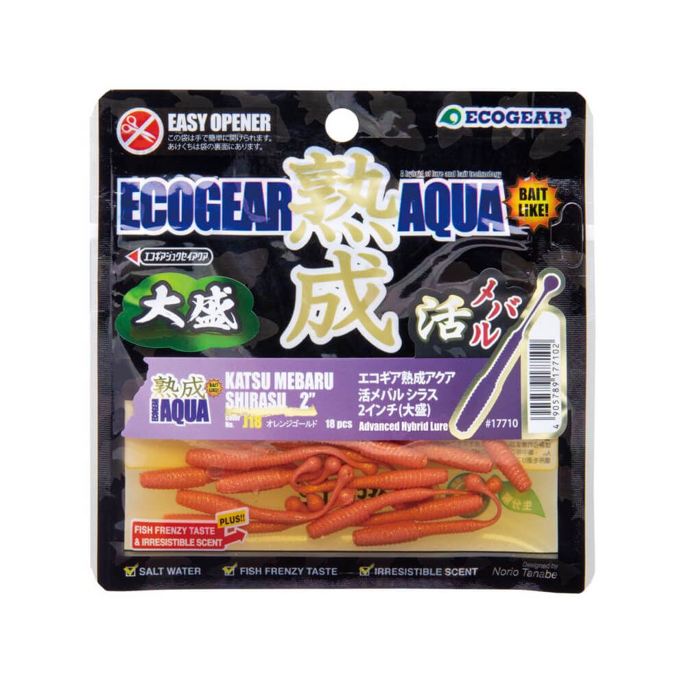 Ecogear Aqua Katsu Mebaru Shirasu 2'' 4.6 Cm Lrf Silikonu