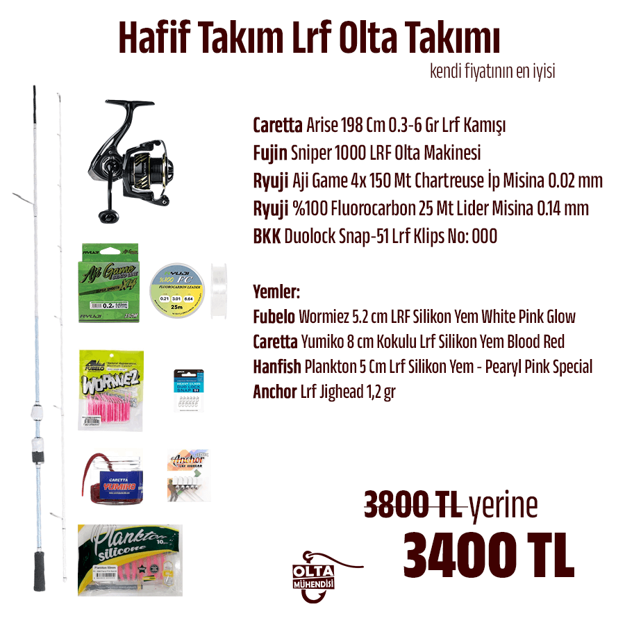 Hafif Takım Lrf Olta Takımı