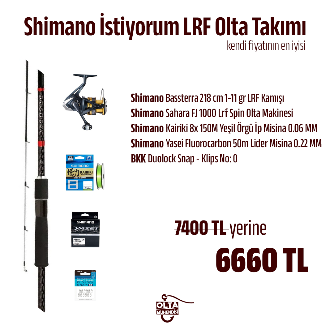 Shimano İstiyorum LRF Olta Takımı