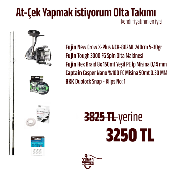 At Çek Yapmak İstiyorum Olta Takımı
