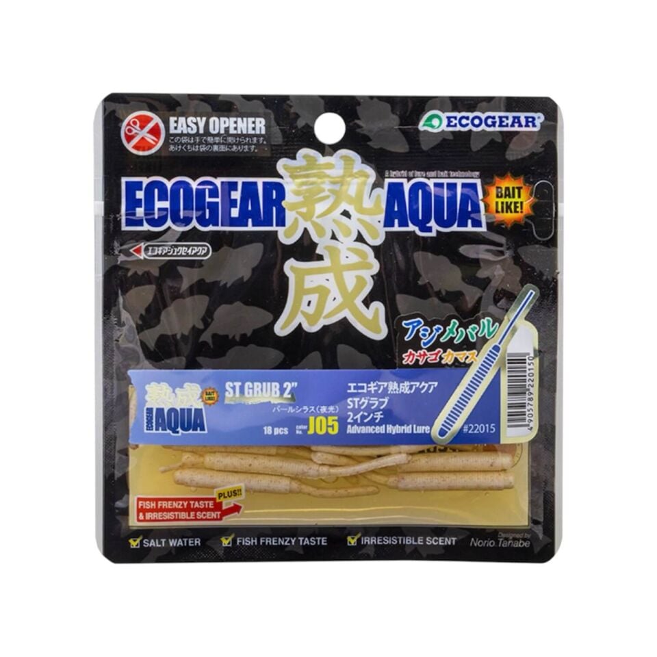 Ecogear Jukusei Aqua ST Grub 2'' 5 Cm Lrf Silikonu