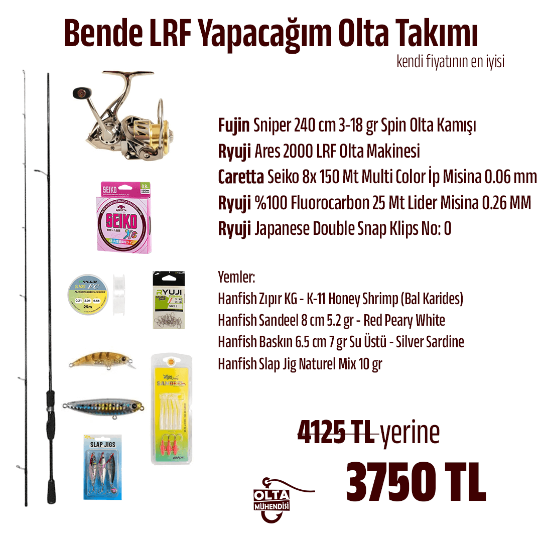 Bende LRF Yapacağım Olta Takımı