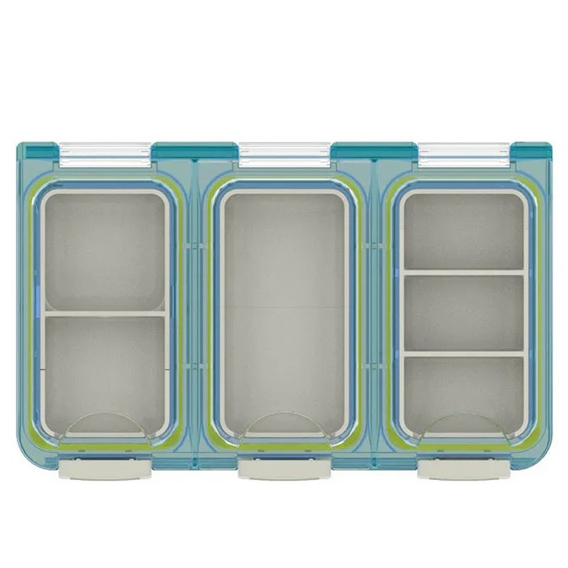 MEBAO Kırmızı /Su Geçirmez Klips, Fırdöndü, İğne Kutusu Mavi